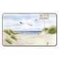 Preview: Breakfast board  Foil magnet  Watercolor Maritime Art Print North Sea Baltic Sea Denmark Seagull Beach Dunesv